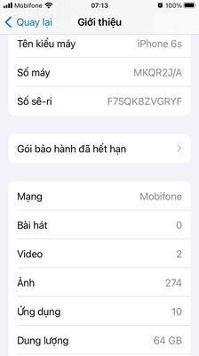 Đt Iphone 6S 64GB