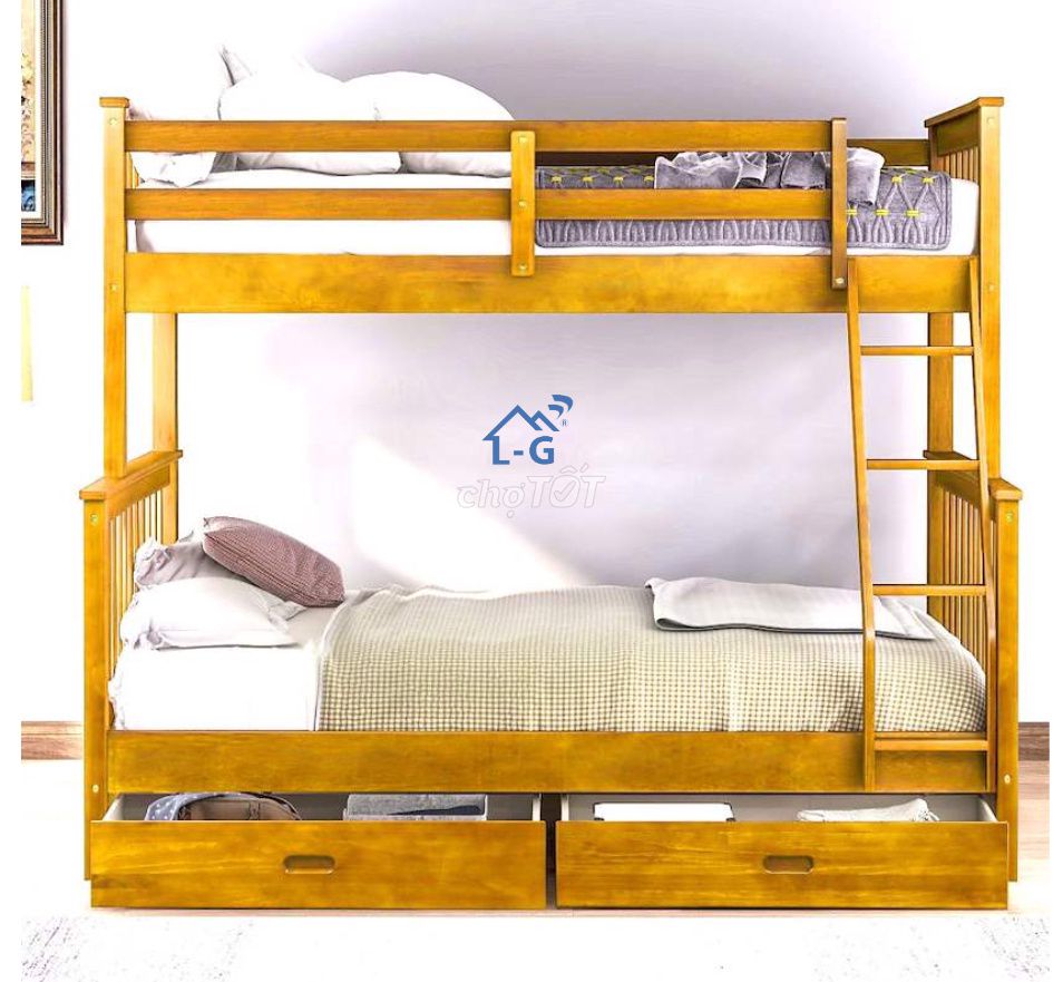 Giường tầng Gỗ thông --Giường tầng#giuongtang #. Mua bán Giường, chăn ga gối nệm tại Quận 5 Tp Hồ Chí Minh được đăng bởi GIƯỜNG SẮT SƠN LÂM hình 1