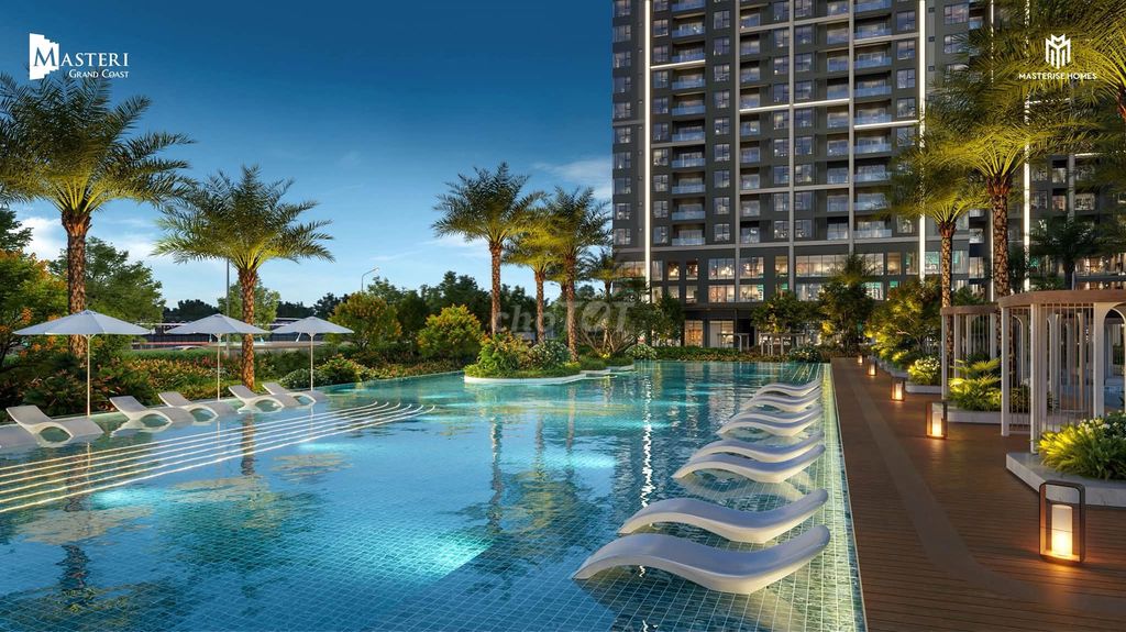 Bán căn hộ 2 ngủ Masteri Grand Coast, view pháo hoa, 4.25 tỷ
