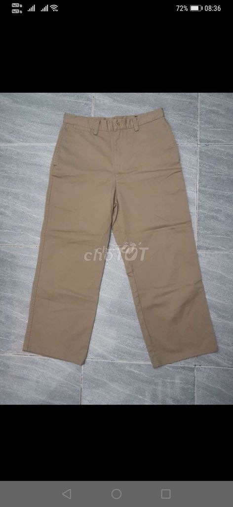 Quần kaki UCW WarenHouse Vin90s Nâu size 30. Mua bán Quần áo tại Quận Gò Vấp Tp Hồ Chí Minh được đăng bởi LogiaShop2hands hình 1