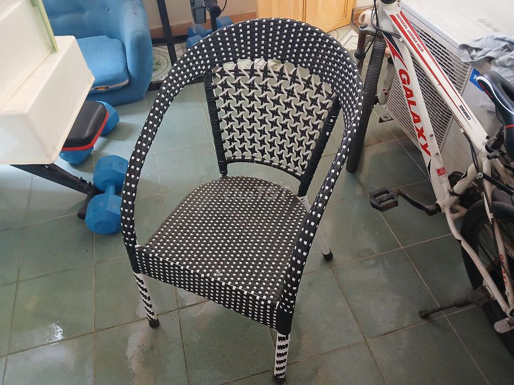 Ghế tựa nhựa giả mây Đen trắng. Mua bán Bàn ghế tại Quận Hải An Hải Phòng được đăng bởi Dương Hoàng Đại hình 1