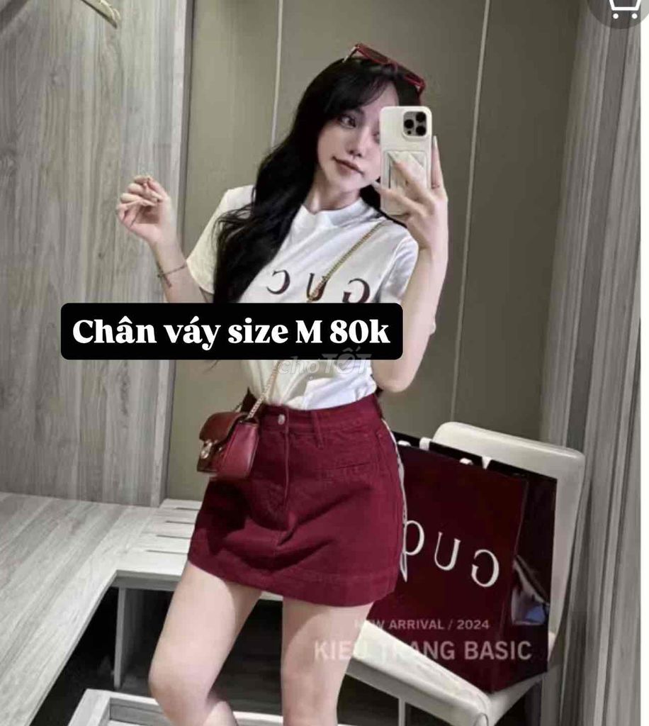 Chân váy Nữ Đỏ đô Thanh lịch. Mua bán Quần áo tại Thành phố Hải Dương Hải Dương được đăng bởi Thỏ Iu hình 1
