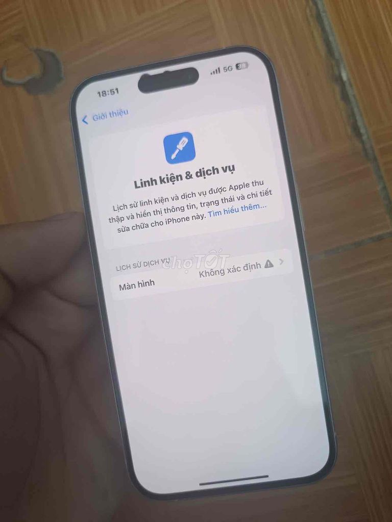 Apple iPhone 15 Pro Trắng Màn hình đã thay. Mua bán Điện thoại tại Quận Nam Từ Liêm Hà Nội được đăng bởi Phùng Văn Thao hình 1