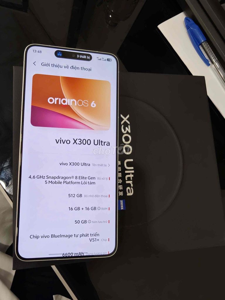 Vivo X300 Ultra 16GB/512GB Trắng ~100% Fullbox. Mua bán Điện thoại tại Quận 3 Tp Hồ Chí Minh được đăng bởi BENT Phone hình 1