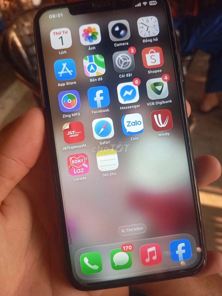 Apple iPhone 11 Pro Max  Đen Đã dùng. Mua bán Điện thoại tại Quận Cẩm Lệ Đà Nẵng được đăng bởi Văn Phú Phước Dũng hình 1
