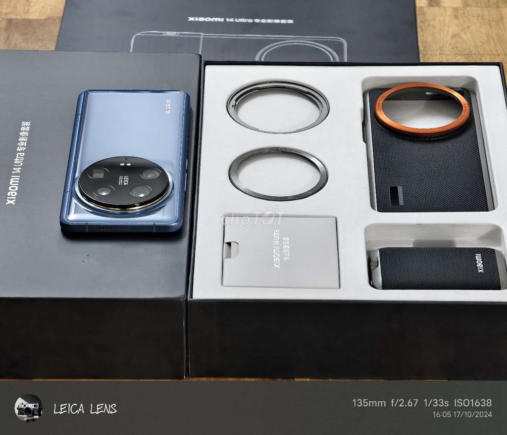 Combo Xiaomi 14 Ultra 12-256 + kit chụp hình có gl