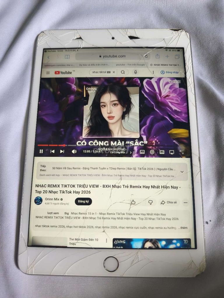 Apple iPad mini 3 16GB Xám Nứt kính. Mua bán Máy tính bảng tại Quận 12 Tp Hồ Chí Minh được đăng bởi nnh hình 1
