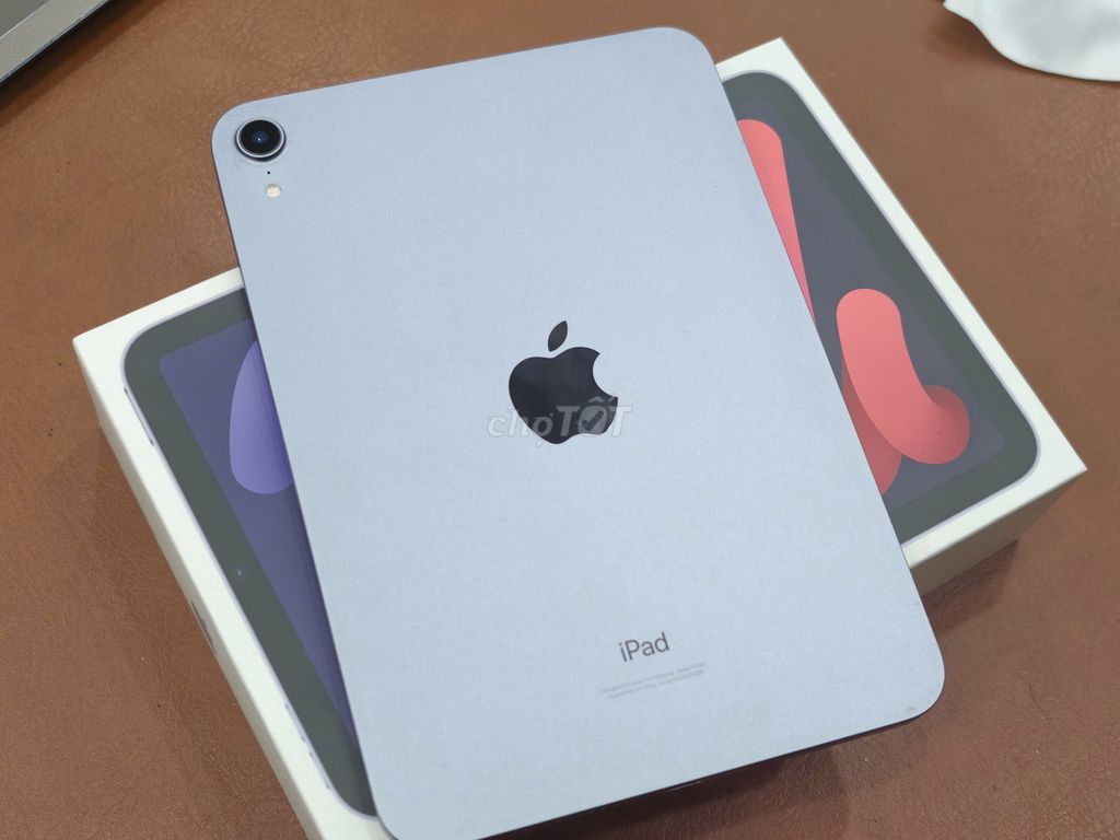 Ipad mini 6 bản wifi 64gb màu Tím Fullbox đẹp 99%. Mua bán Máy tính bảng tại Quận Đống Đa Hà Nội được đăng bởi Hiếu Android Shop hình 1