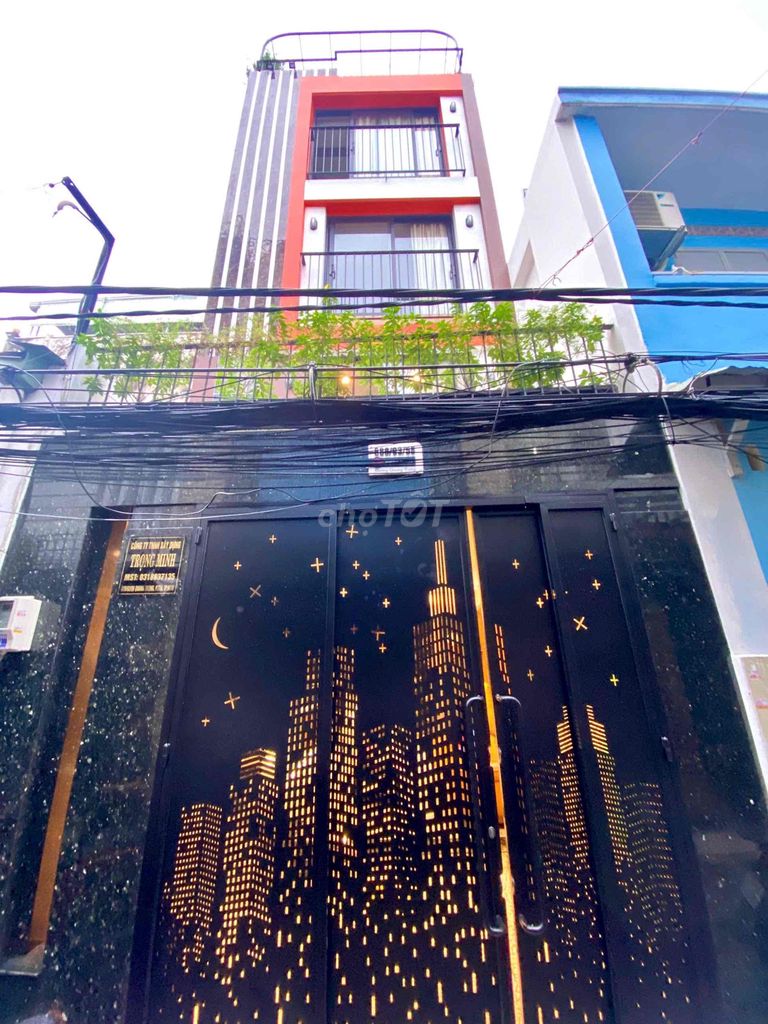 BÁN NHÀ CHÍNH CHỦ 4 TẦNG, HẺM OTO VIP Ở QUANG TRUNG, P11, GÒ VẤP