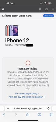 iPhone 12 256g Green Vn , chưa active