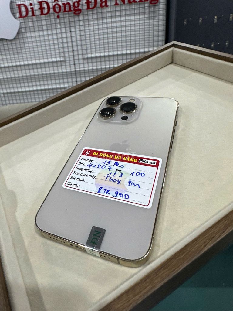 Apple iPhone 13 Pro 128GB Vàng. Mua bán Điện thoại tại Quận Thanh Khê Đà Nẵng được đăng bởi Di Động Đà Nẵng 67 Phạm Văn Nghị hình 1