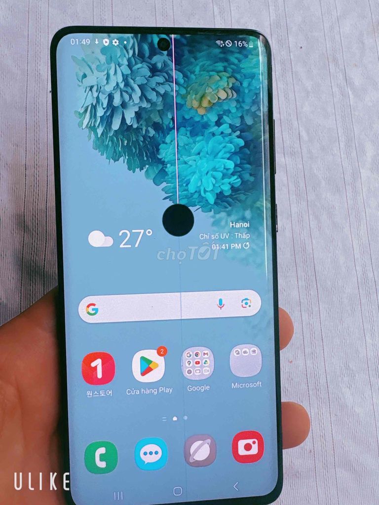Samsung Galaxy S20+ 5G 256GB Đã sử dụng. Mua bán Điện thoại tại Thành phố Thuận An Bình Dương được đăng bởi dt thanh ly hình 1