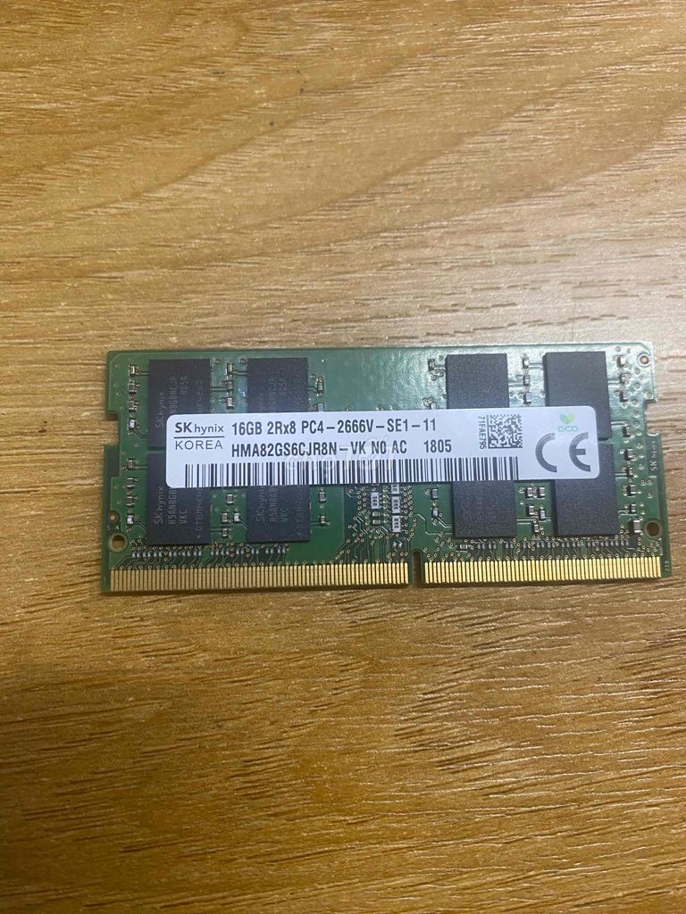RAM SK Hynix DDR4 16GB 2666V. Mua bán Linh kiện (RAM, Card...) tại Thành phố Vũng Tàu Bà Rịa - Vũng Tàu được đăng bởi Nguyễn Hiếu hình 1
