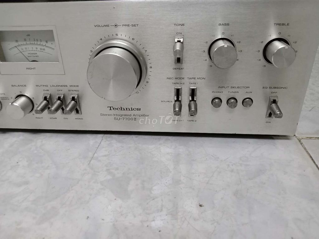 Technics SU-7700II Ampli tích hợp Bạc. Mua bán Tivi, Âm thanh tại Quận 7 Tp Hồ Chí Minh được đăng bởi danh hình 1
