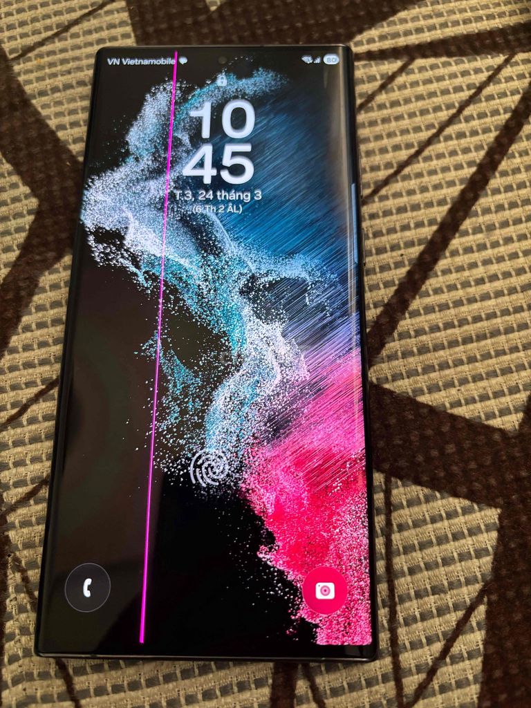 Samsung s22 ultra, máy zin màn 1 sọc. Mua bán Điện thoại tại Huyện Đức Trọng Lâm Đồng được đăng bởi Henry hình 1