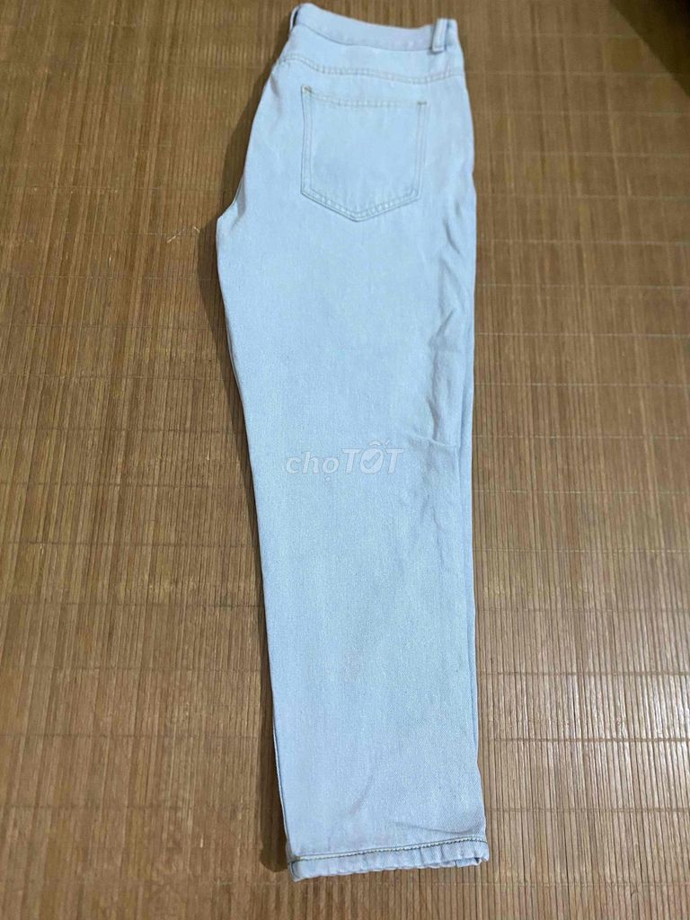 Quần jean nam size 32 xanh nhạt. Mua bán Quần áo tại Huyện Thạch Thành Thanh Hóa được đăng bởi Lê Khắc Sơn  hình 1