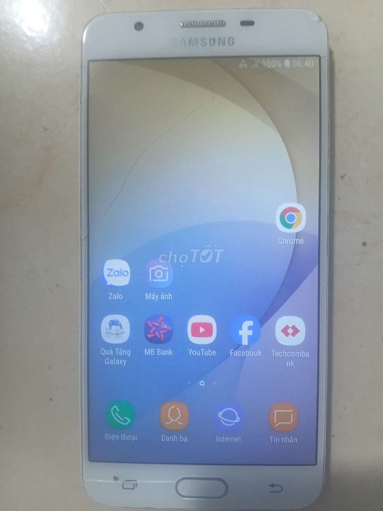 Samsung J7 Trắng Nứt mặt kính hỏng nút home. Mua bán Điện thoại tại Quận Hà Đông Hà Nội được đăng bởi Lê Văn thắng hình 1