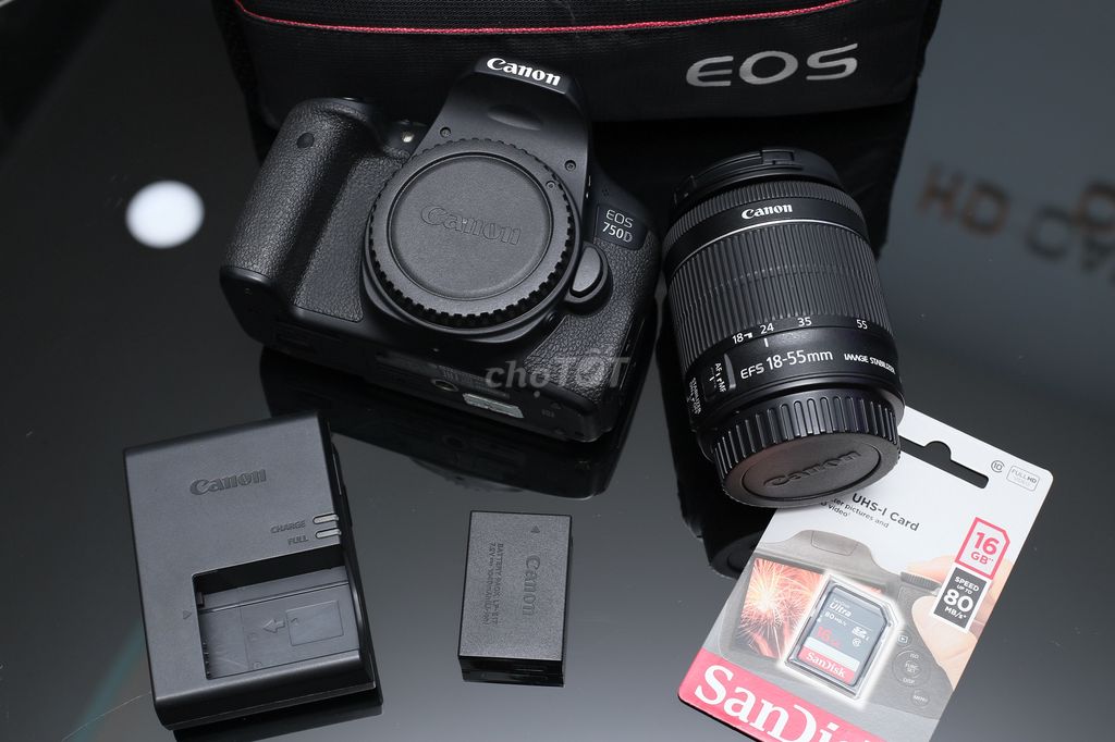 Canon 750D kít 18-55mm F/3.5 - 5.6 IS STM MỚI 98%