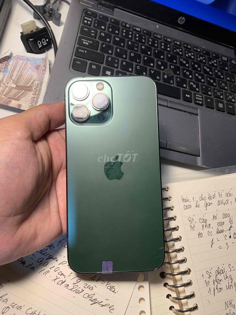 Apple iPhone 13 Pro Max Xanh lá Đã sử dụng. Mua bán Điện thoại tại Quận Nam Từ Liêm Hà Nội được đăng bởi Trần Minh hình 1