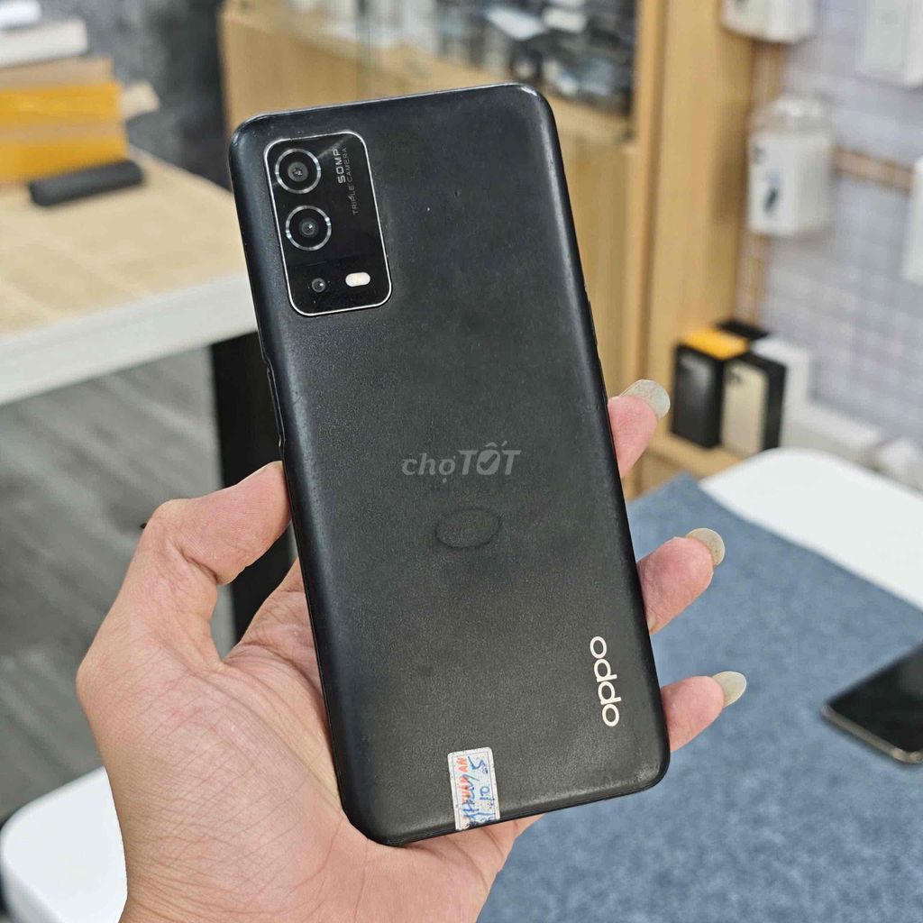 Oppo A55 Đen Kính nứt. Mua bán Điện thoại tại Quận Ninh Kiều Cần Thơ được đăng bởi Minh Mobile hình 1