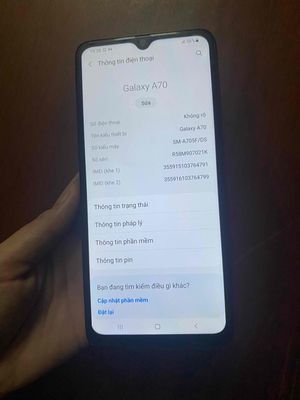 Samsung A70 6/128g bản 2 sim