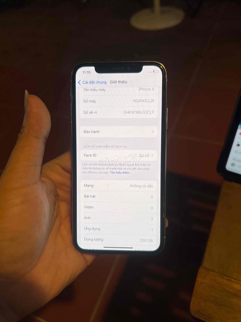 Apple iPhone X 256GB Trắng Đã dùng. Mua bán Điện thoại tại Thành phố Thuận An Bình Dương được đăng bởi Trung Apple hình 1