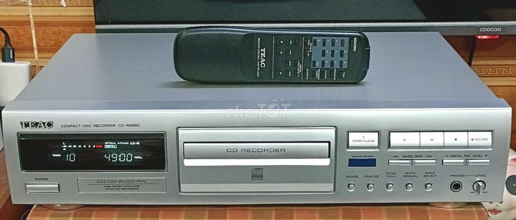 Đầu CD TEAC CD-RW880 giải mã ko mồi, kèm khiển zin. Mua bán Tivi, Âm thanh tại Quận Bắc Từ Liêm Hà Nội được đăng bởi Mac Van hình 1
