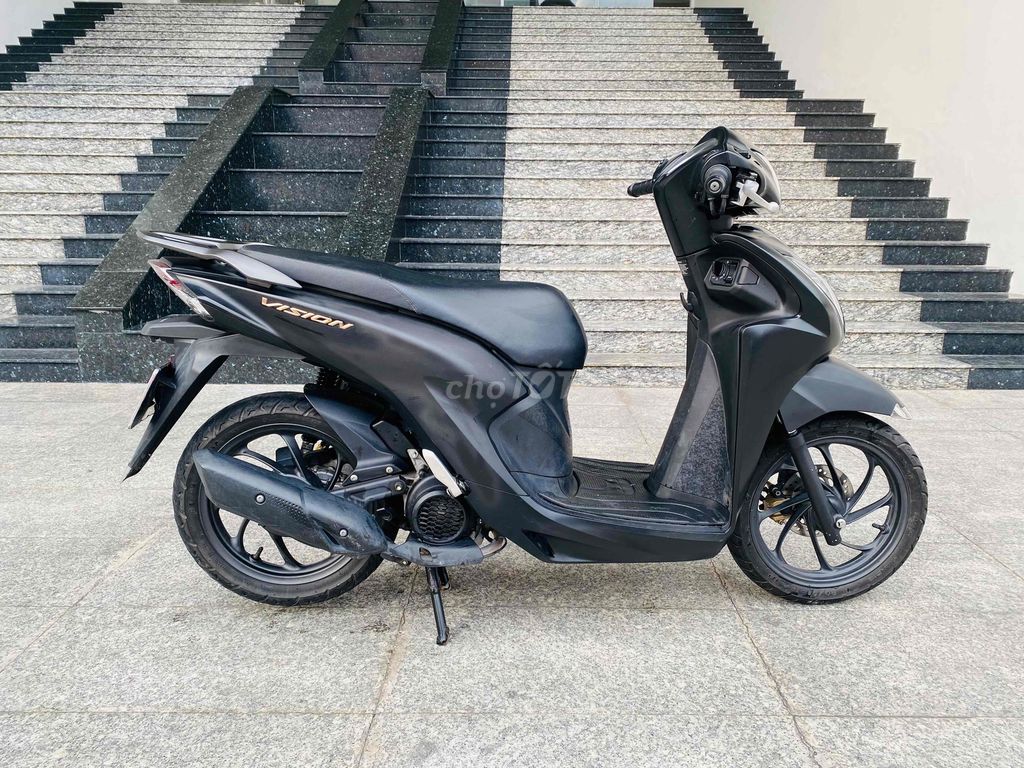 Honda Vision đen nhám hỗ trợ góp trả 10%nhận xe