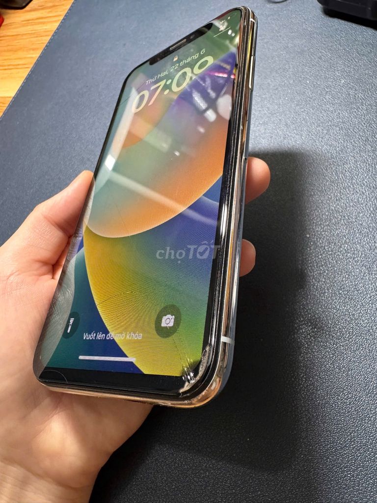 iPhone X Trắng Đã thay màn hình và pin. Mua bán Điện thoại tại Quận Đống Đa Hà Nội được đăng bởi Thanh lý hình 1
