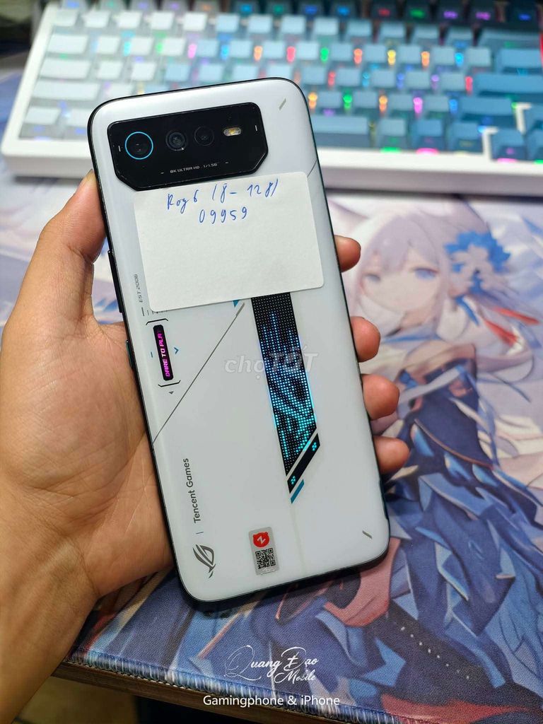 Rogphone 6 bản 8-128 ngoại hình đẹp. Mua bán Điện thoại tại Quận Hà Đông Hà Nội được đăng bởi Đạo Nguyễn hình 1