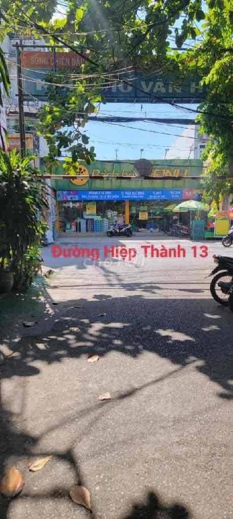 BÁN GẤP NHÀ MẶT TIỀN - KẾ BÊN CHỢ HIỆP THÀNH DT: 6x15 CỰC ĐẸP