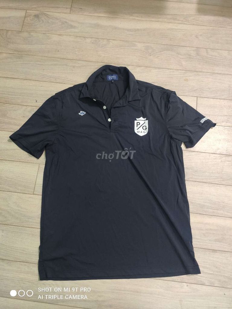 Áo polo nam Pearly Gates Đen. Mua bán Quần áo tại Huyện Nam Sách Hải Dương được đăng bởi Dọn tủ quần áo Lỗi tặng hình 1