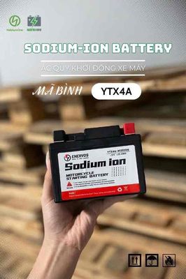 Ắc quy Enervos YTX4A 12V