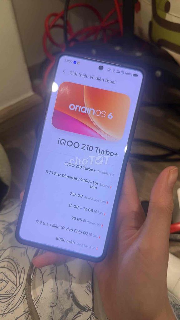 Vivo iQOO Z10 Turbo+ 256GB Trắng. Mua bán Điện thoại tại Thành phố Thủ Đức Tp Hồ Chí Minh được đăng bởi 11a2 Nguyễn Thị Trinh hình 1