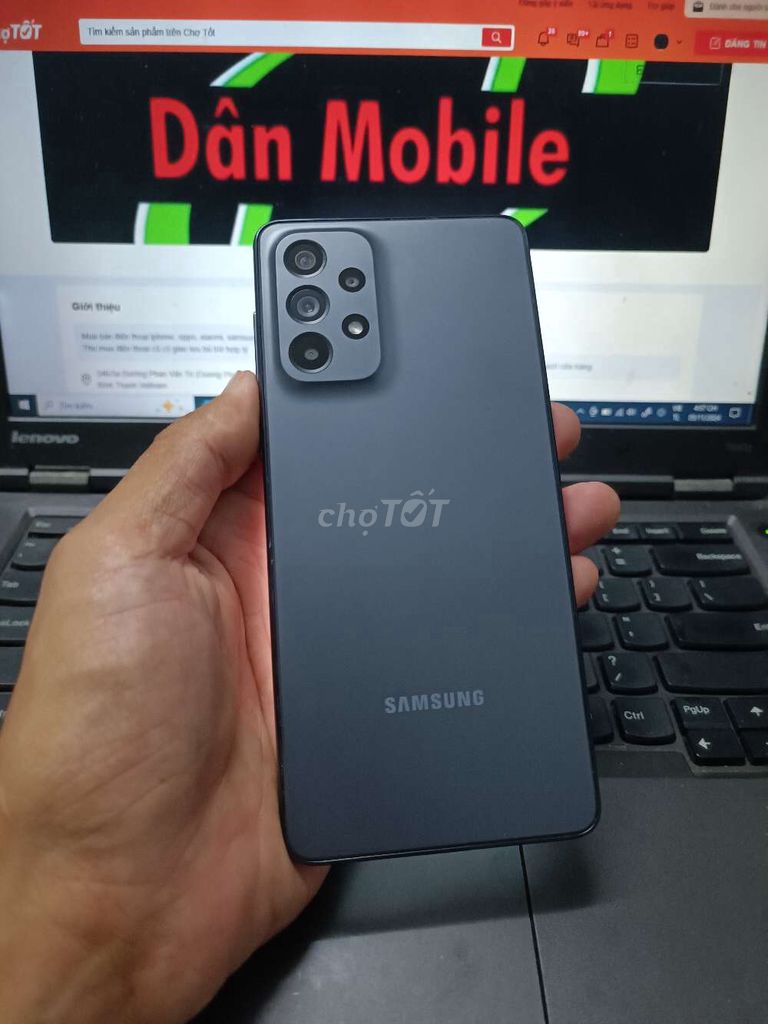 SAMSUNG A73 5G 8GB/128GB ZIN ĐẸP 2 SIM FULL CN. Mua bán Điện thoại tại Quận Bình Thạnh Tp Hồ Chí Minh được đăng bởi Dân Mobile hình 1
