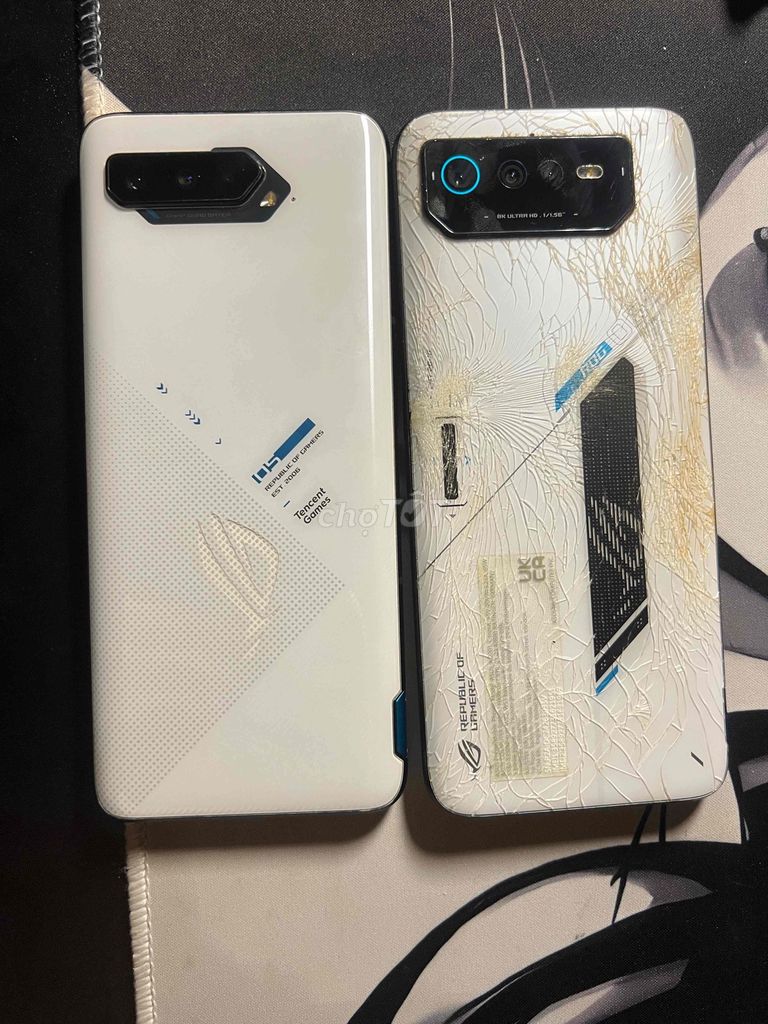 Asus ROG Phone 5s và Asus ROG Phone 6 trắng. Mua bán Điện thoại tại Quận Hà Đông Hà Nội được đăng bởi Chu Lê Anh Minh hình 1