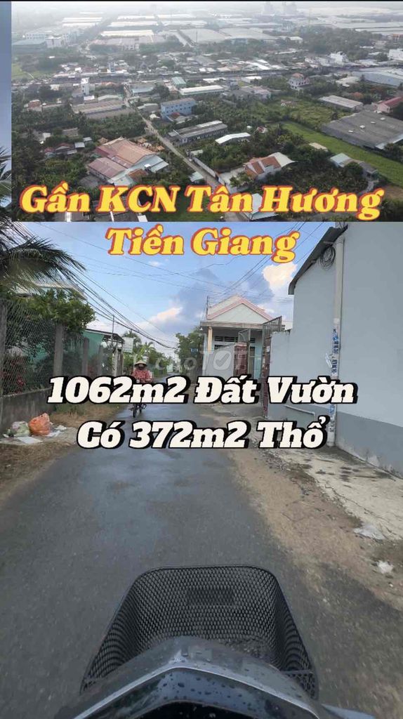 1062m2 Đất Vườn đường Nhựa gần KCN Tân Hương