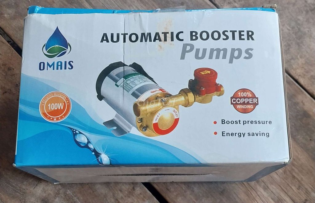 Bơm tăng áp OMAIS 100W. Mua bán Đồ chuyên dụng, Giống nuôi trồng tại Huyện Năm Căn Cà Mau được đăng bởi út  hình 1