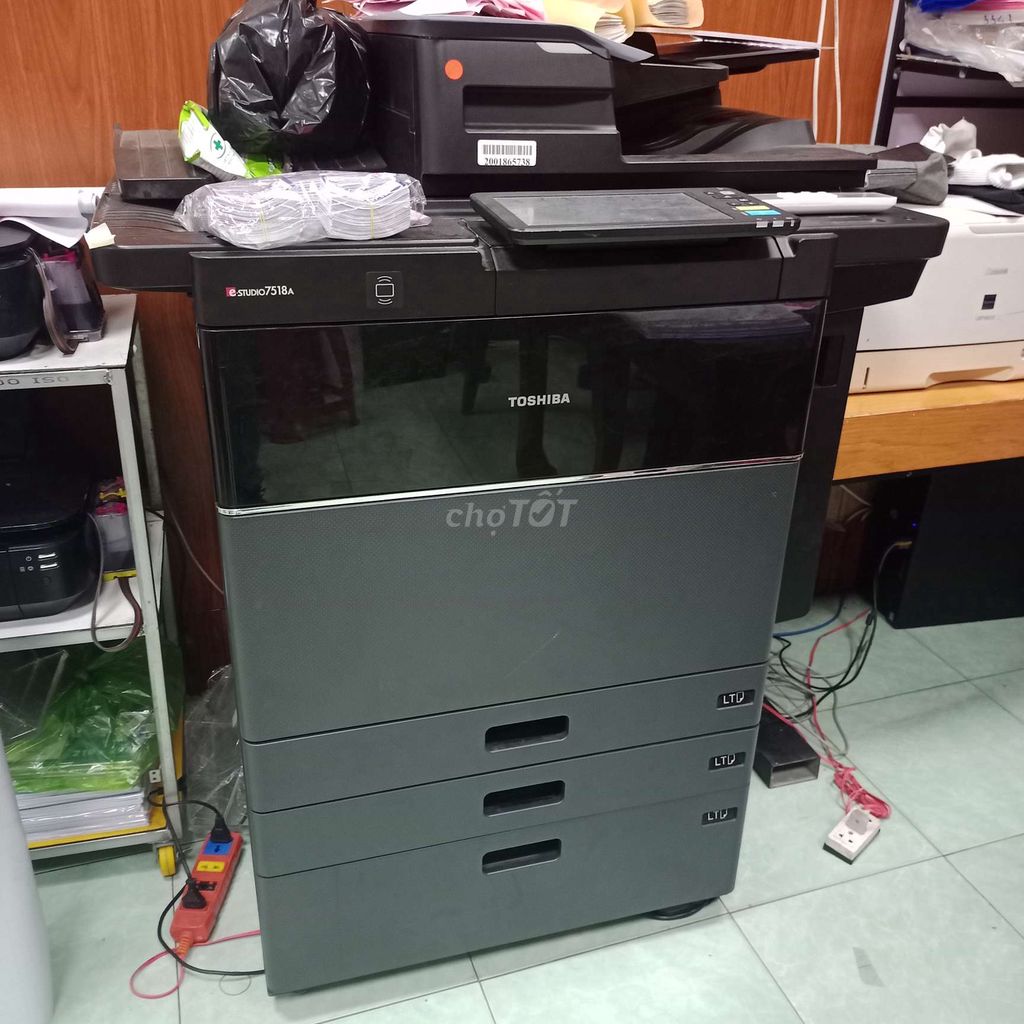 Máy photocopy Toshiba e-STUDIO7518A Đen. Mua bán Đồ dùng văn phòng tại Huyện Bến Lức Long An được đăng bởi Bán hàng sĩ  hình 1