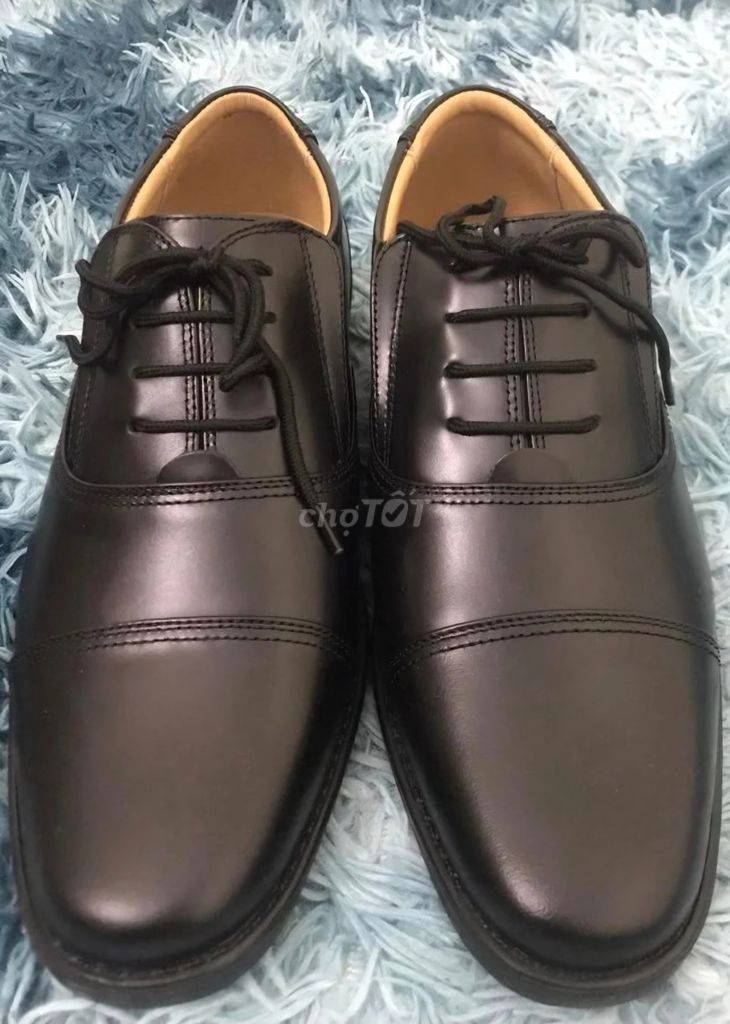 Giày công sở nam, màu đen, size 45, new 90%