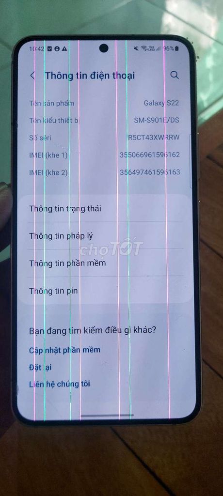 Samsung Galaxy S22 Hồng Đã sử dụng. Mua bán Điện thoại tại Quận 6 Tp Hồ Chí Minh được đăng bởi tony nguyễn hình 1