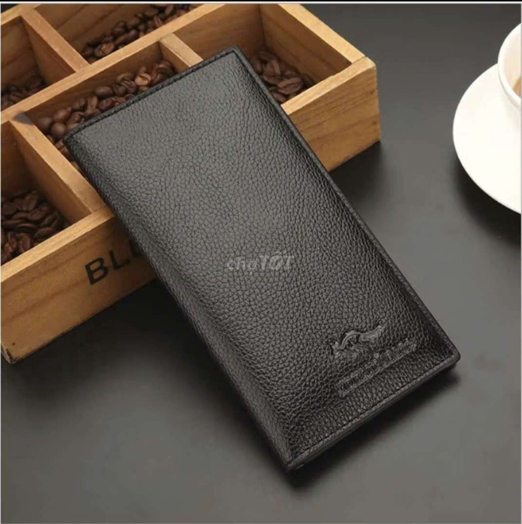 Ví da nam da thật dáng dài đen. Mua bán Túi xách tại Thành phố Vĩnh Long Vĩnh Long được đăng bởi ST STORE chuyên sỉ hình 1