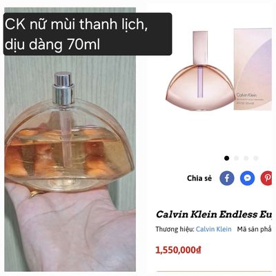 CK nữ Endless Euphoria. Mua bán Nước hoa tại Quận Bình Tân Tp Hồ Chí Minh được đăng bởi Anh Thư
