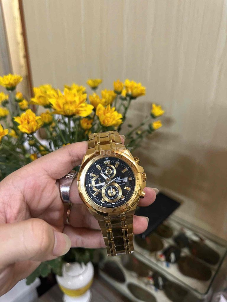 Đồng hồ Casio Edifice Vàng Nam. Mua bán Đồng hồ tại Quận Hồng Bàng Hải Phòng được đăng bởi minh duc hình 1