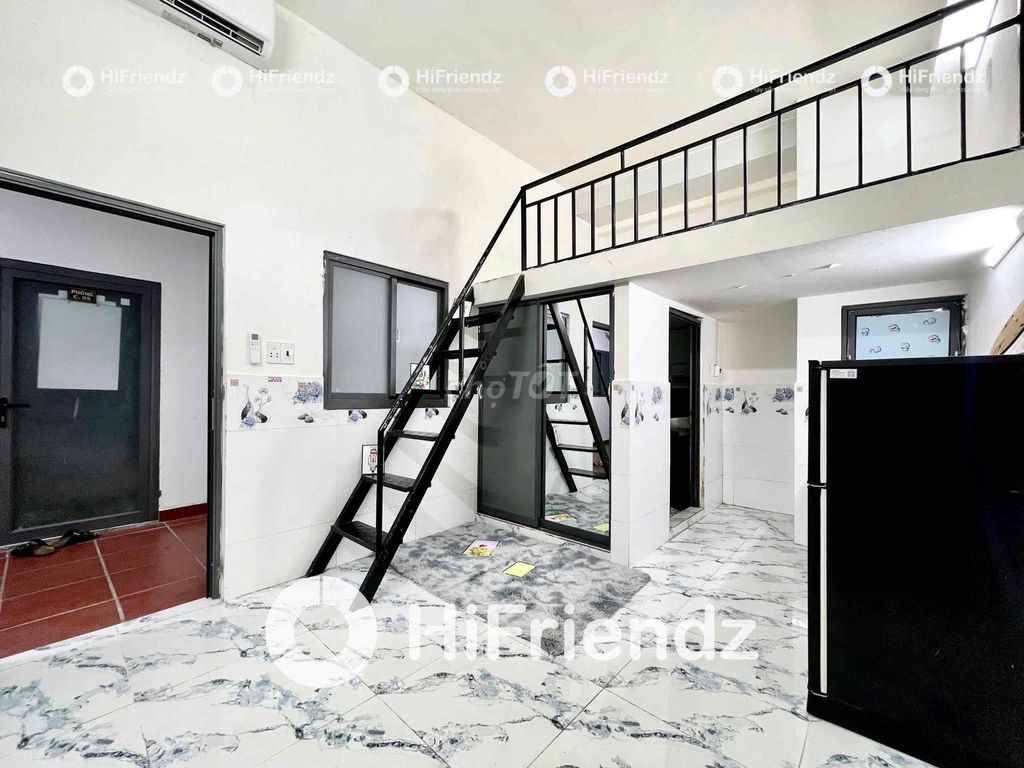PHÒNG GÁC CAO FULL NỘI THẤT NGAY HƯƠNG LỘ 2