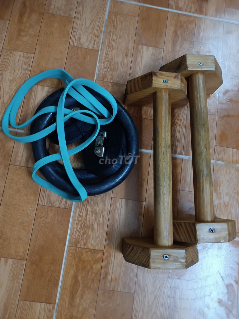Bộ dụng cụ tập calisthenic (ring, para, dây kháng). Mua bán Đồ thể thao, Dã ngoại tại Quận Thanh Xuân Hà Nội được đăng bởi Bùi Thế Sang hình 1