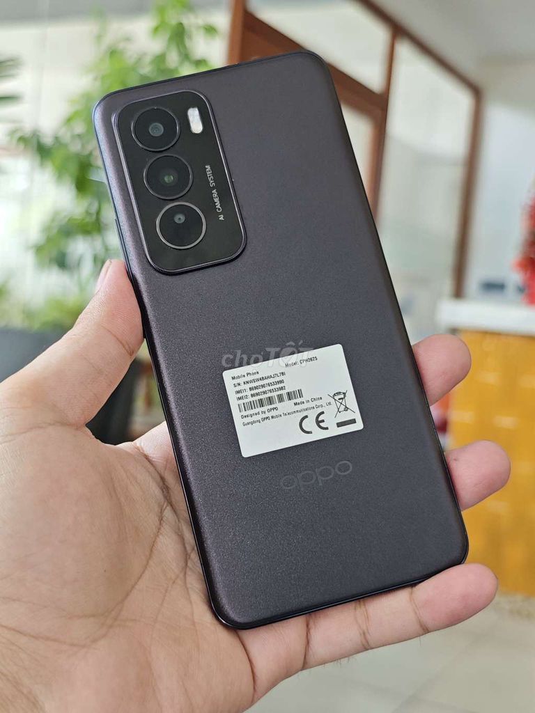 Oppo Reno 12 5G chính hãng 12GB/512GB Đen. Mua bán Điện thoại tại Thành phố Thuận An Bình Dương được đăng bởi Thu Quynh shop hình 1