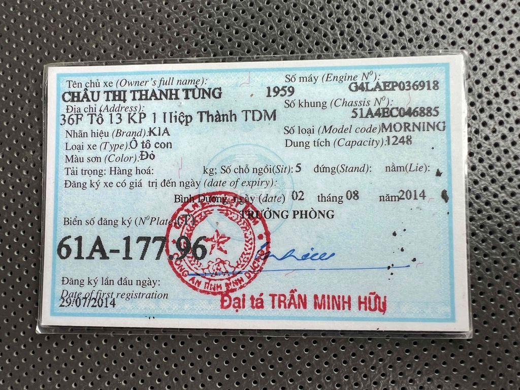 Kia Morning 2014 bản S 1.25 AT cao cấp. Mua bán Ô tô tại Huyện Củ Chi Tp Hồ Chí Minh được đăng bởi Tuấn Đức Củ Chi hình 20