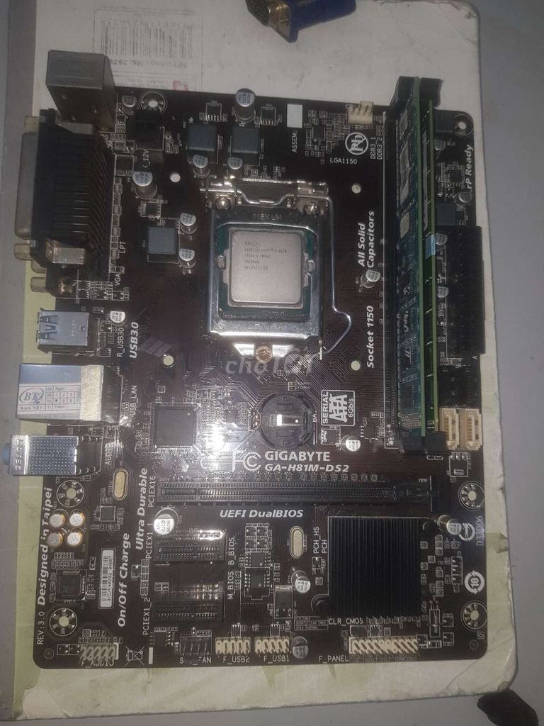 Bo mạch chủ Gigabyte GA-H81M-DS2 LGA1150. Mua bán Linh kiện (RAM, Card...) tại Thành phố Điện Biên Phủ Điện Biên được đăng bởi Trần Thu Hiền Trần Thu Hiền hình 1