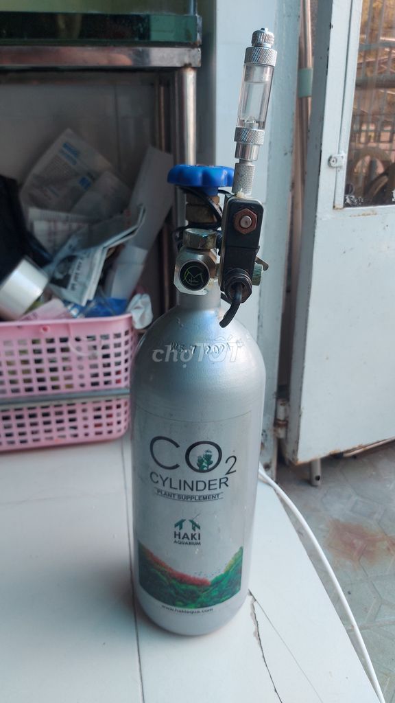 Bình CO2 Haki Aquarium Bạc. Mua bán Phụ kiện, Thức ăn, Dịch vụ tại Quận Gò Vấp Tp Hồ Chí Minh được đăng bởi Ducquynh Pham hình 1